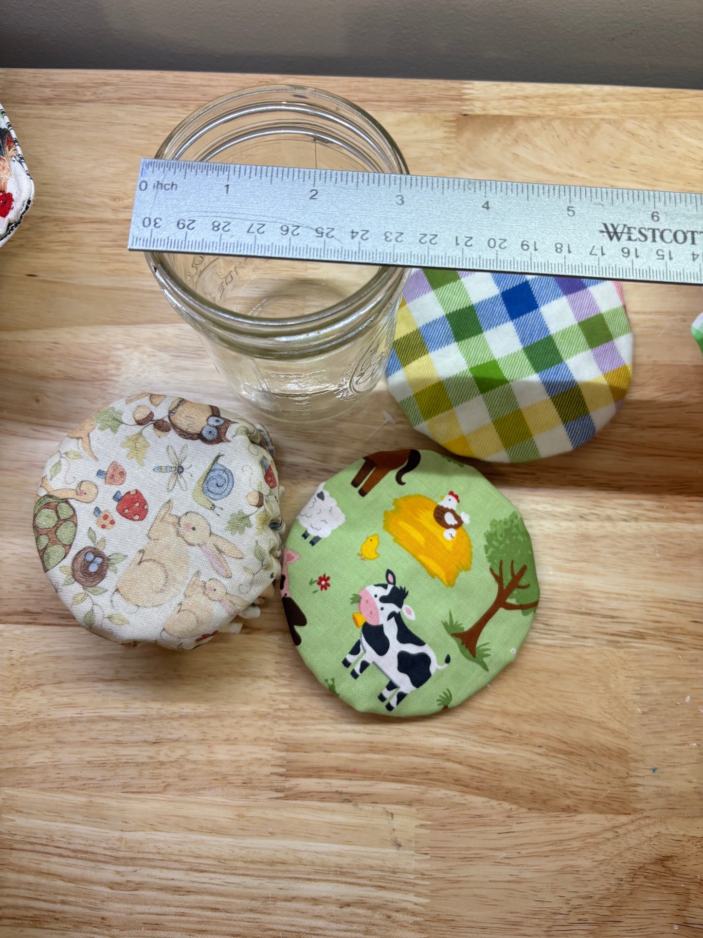 Mason jar starter cover