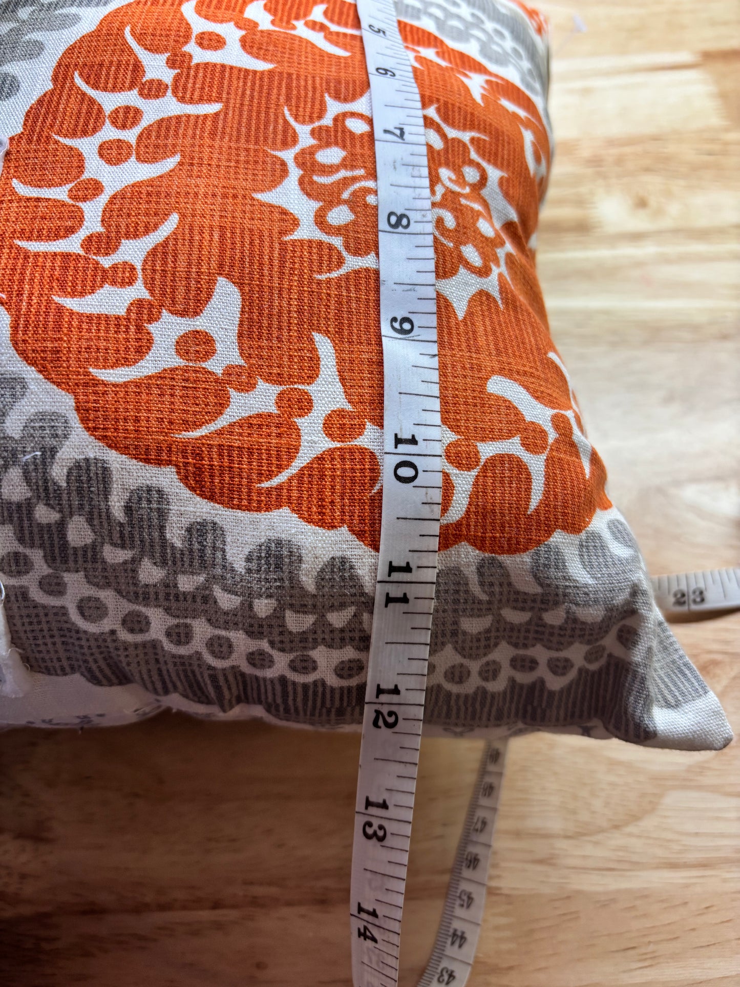 Quilted appliqué pillow