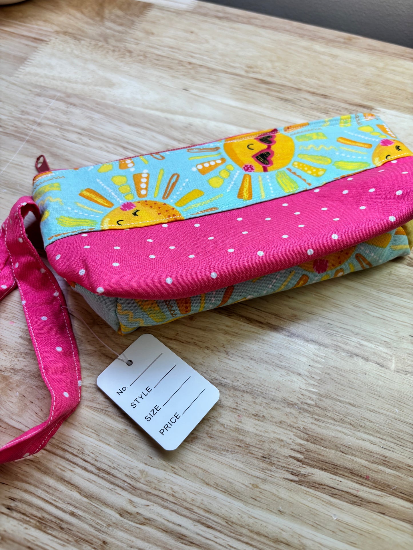 You are my sunshine wristlet tote