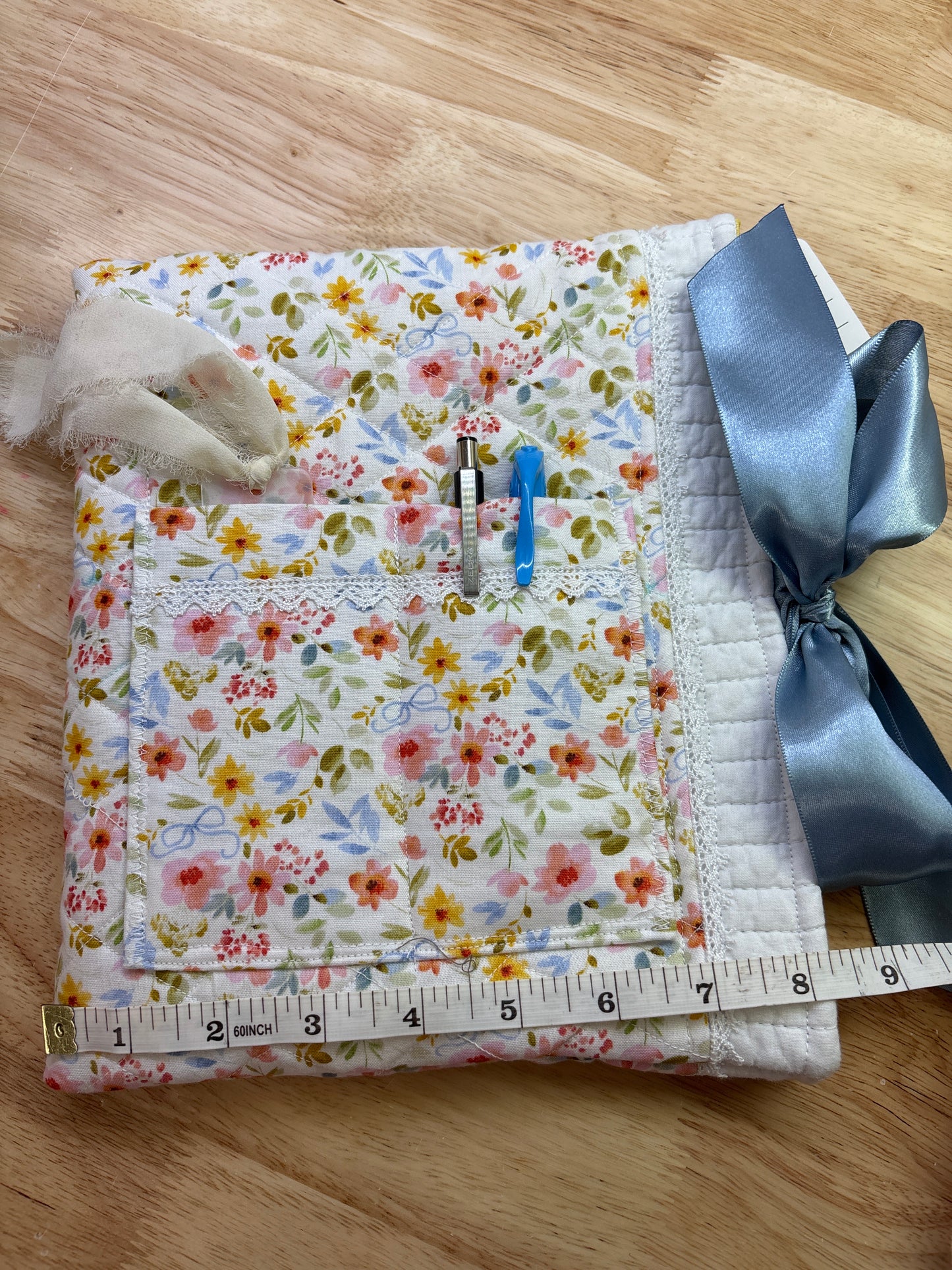 Quilted journal cover/tote