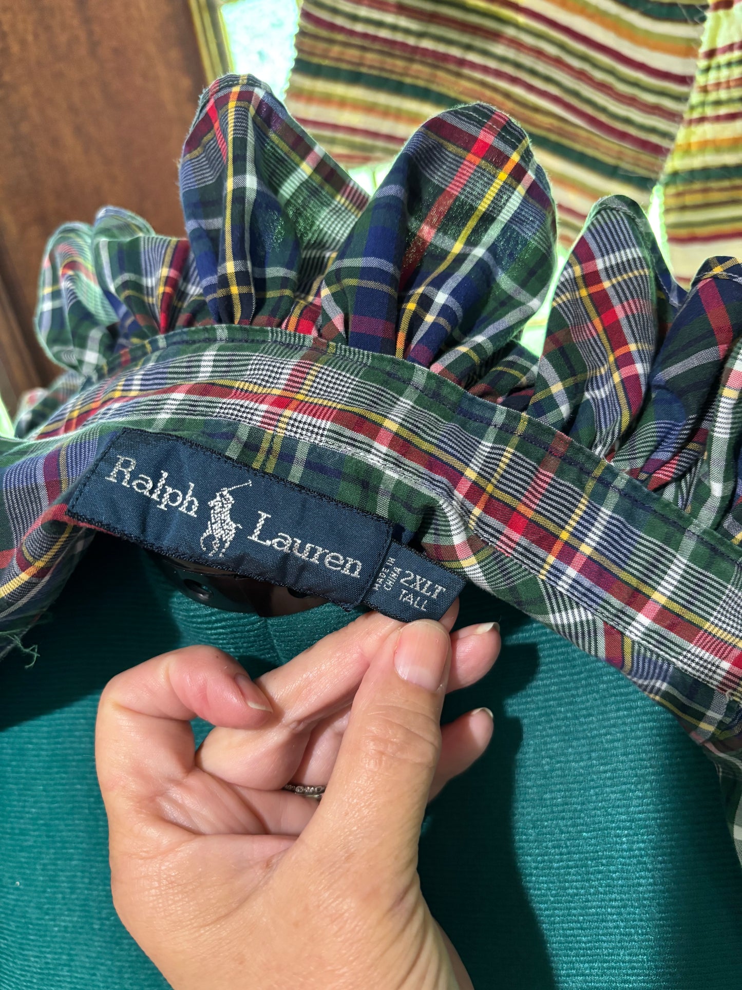 Ruffled Vintage RL 90’s plaid XXL