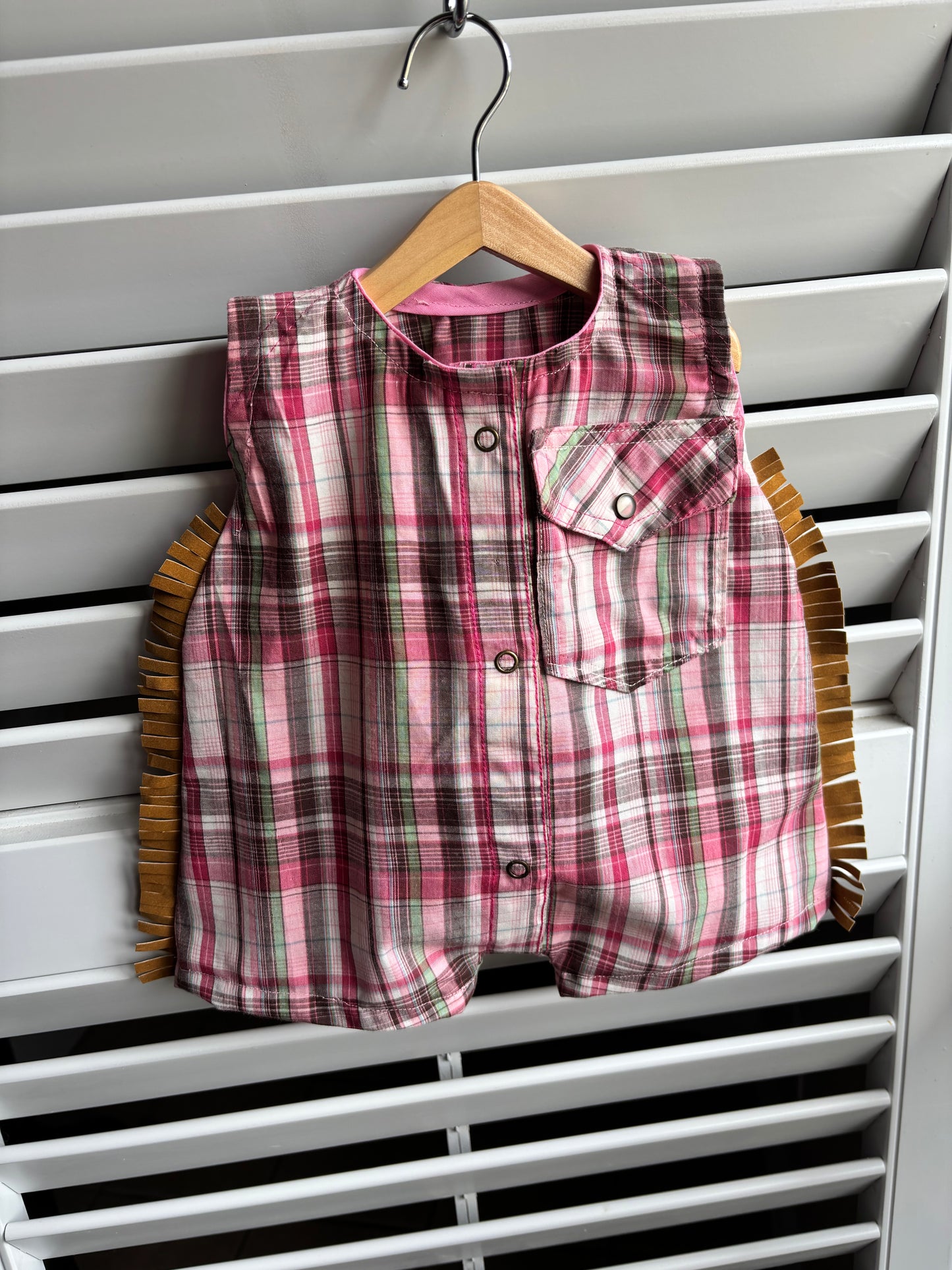 Snap romper “Timber” NB