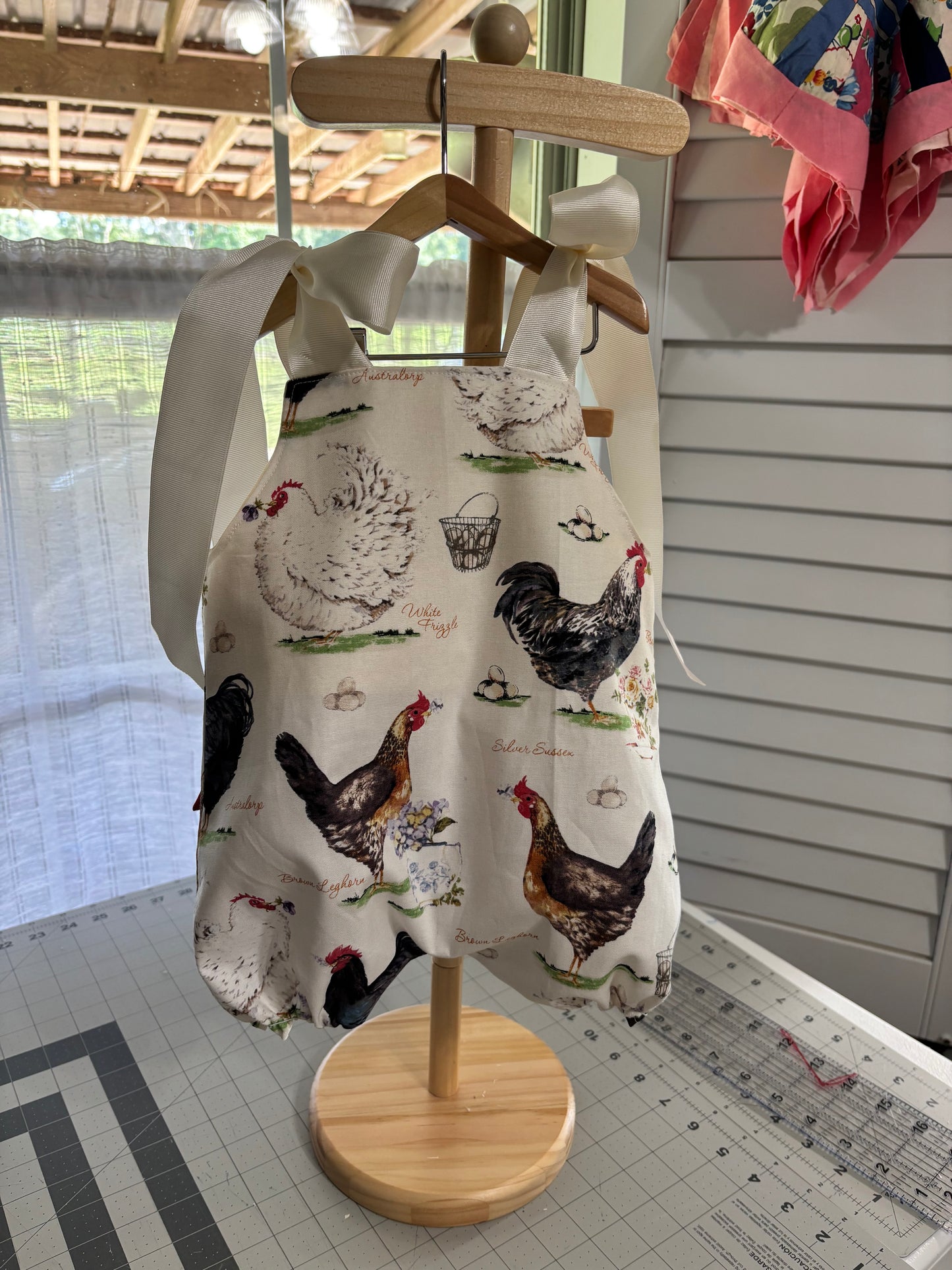 Tie bubble ruffle butt 3-6 months