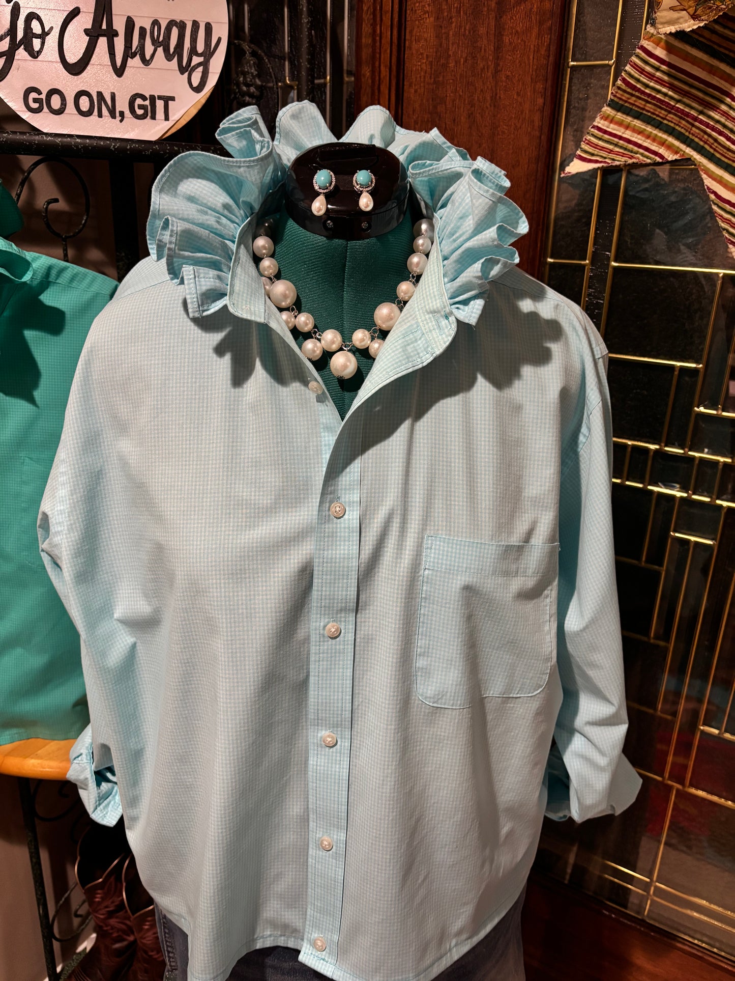 Ruffled IZOD oxford Her Sister