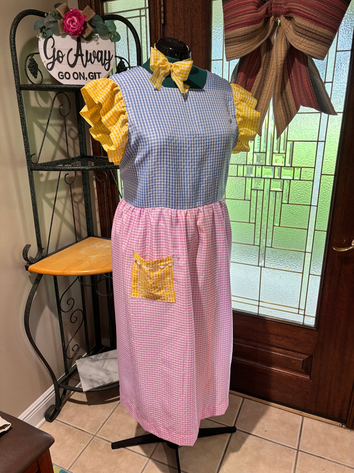 Gingham wrap