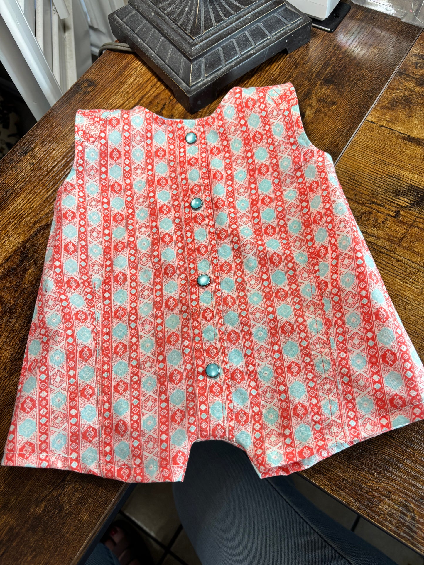 Coral Romper unisex 0-3 months