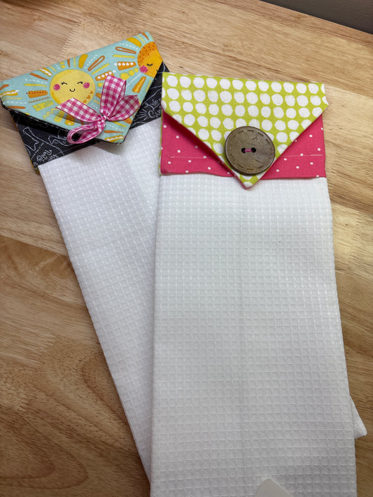 Trifold kitchen magnetic towel set