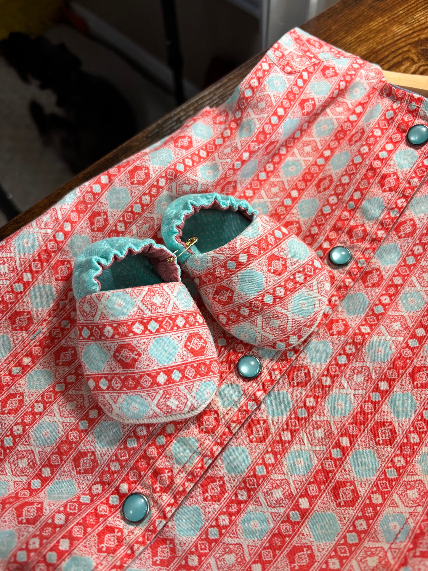 Coral moccasin preemie