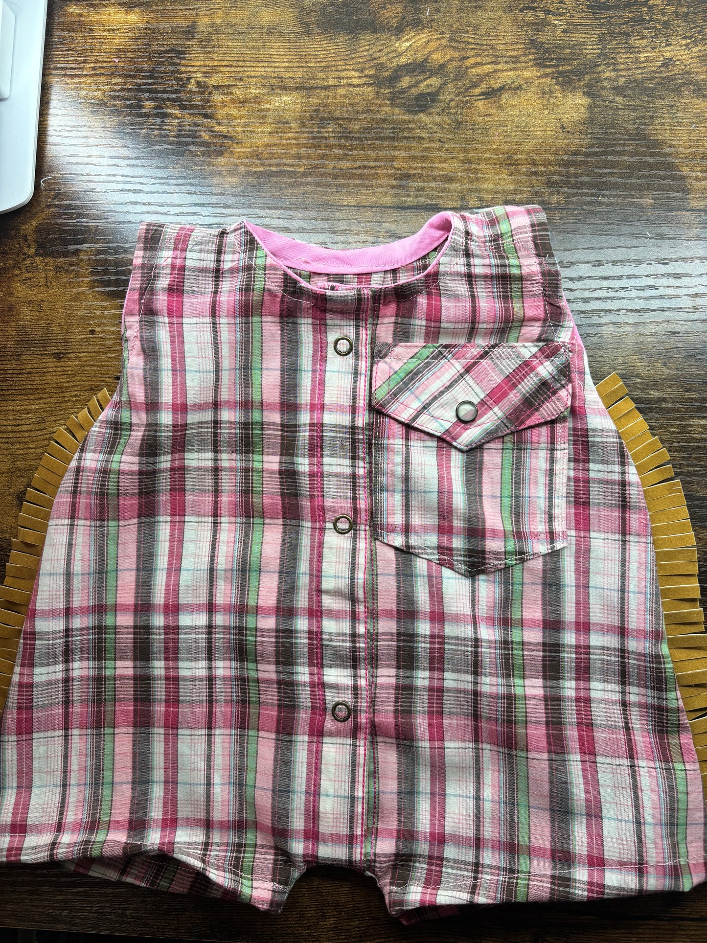 Snap romper “Timber” NB