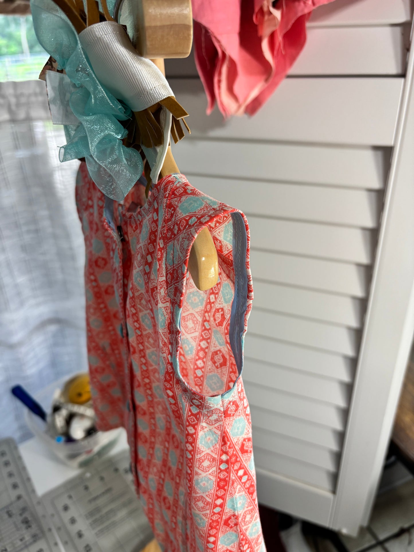 Coral Romper unisex 0-3 months