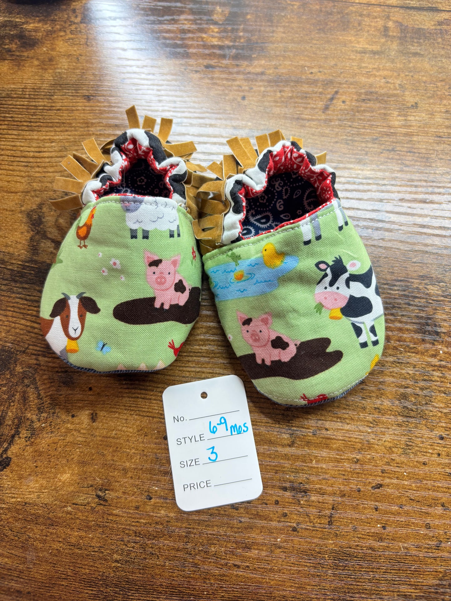 Moo moccasin 6-9 mos