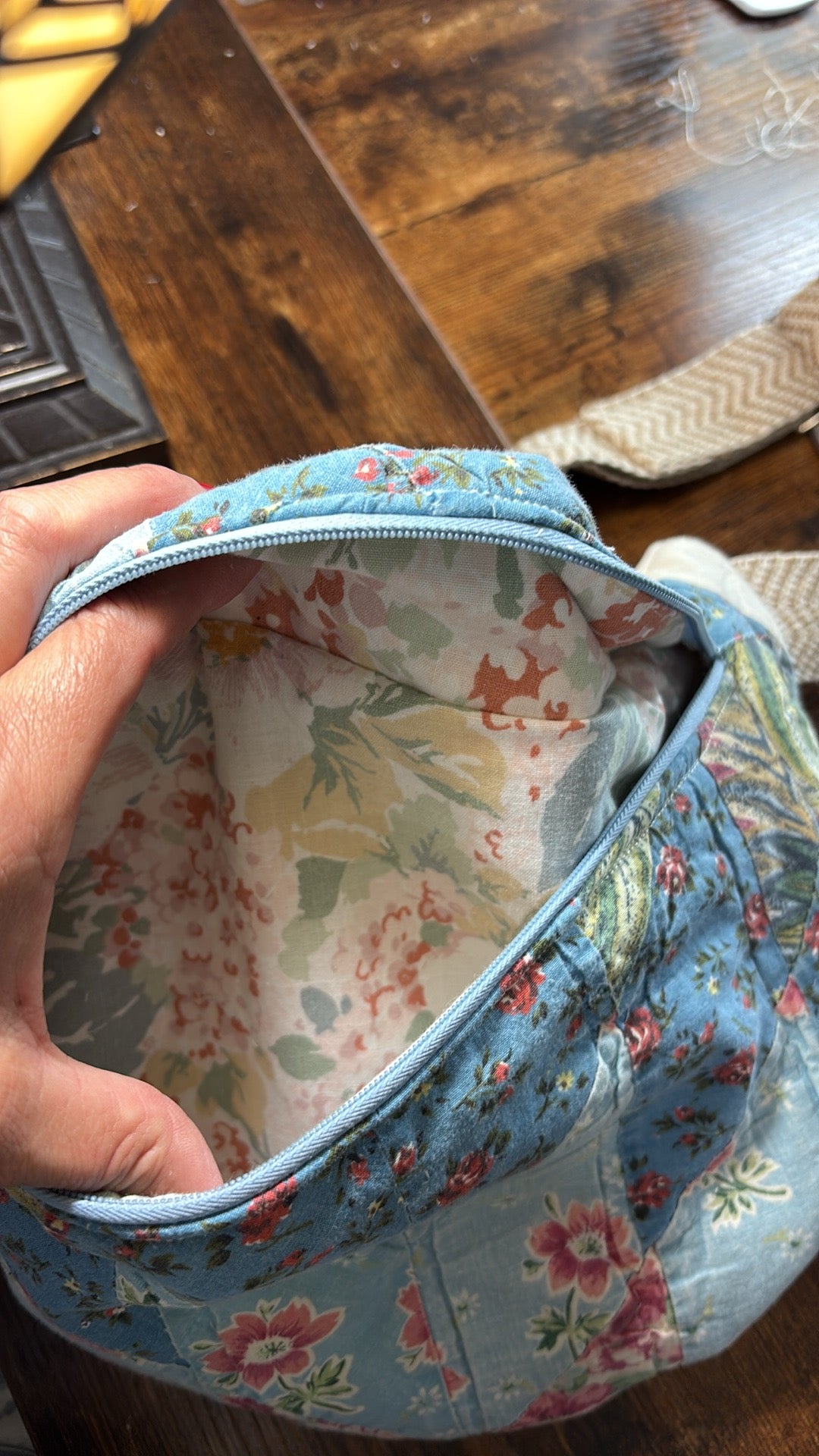 Vintage quilted fanny pack