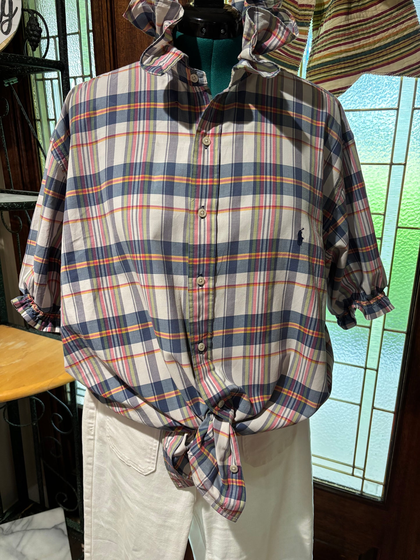 FLAW mark down Ruffled RL 2XLT