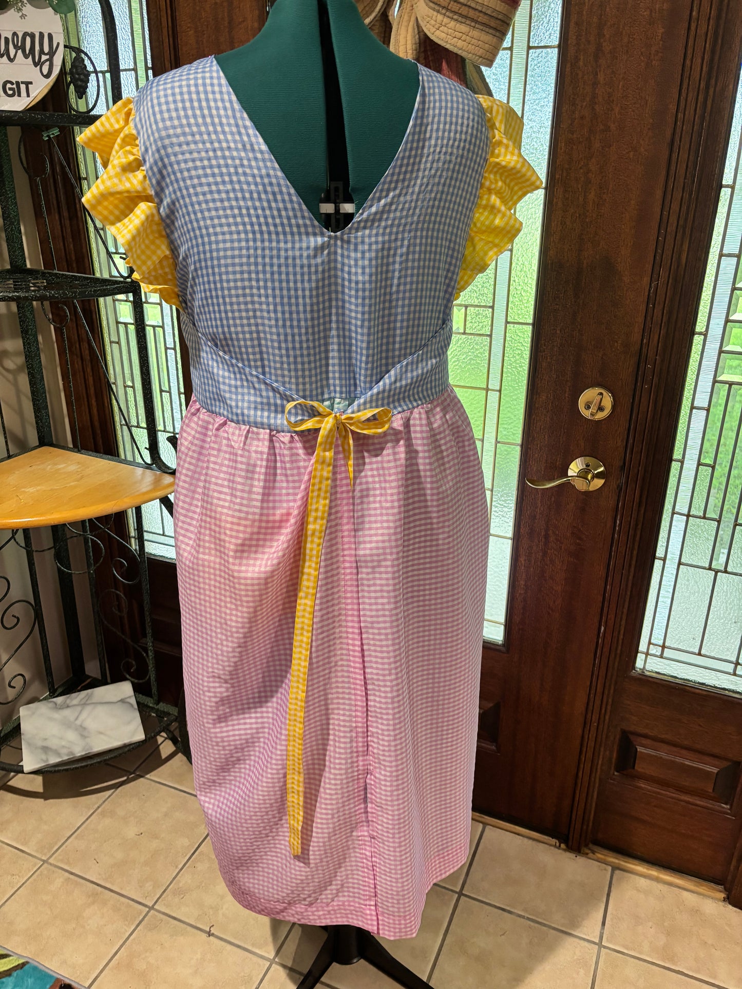 Gingham wrap