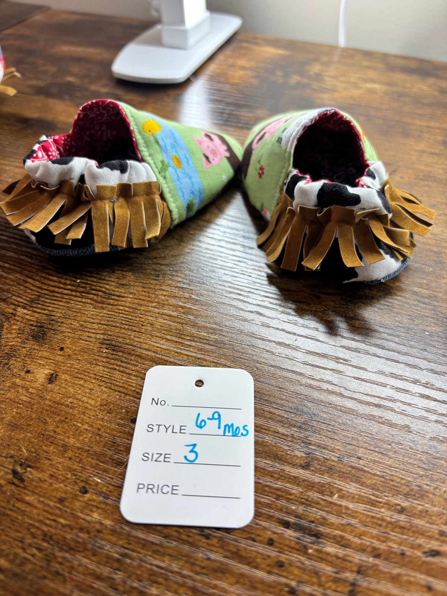 Moo moccasin 6-9 mos