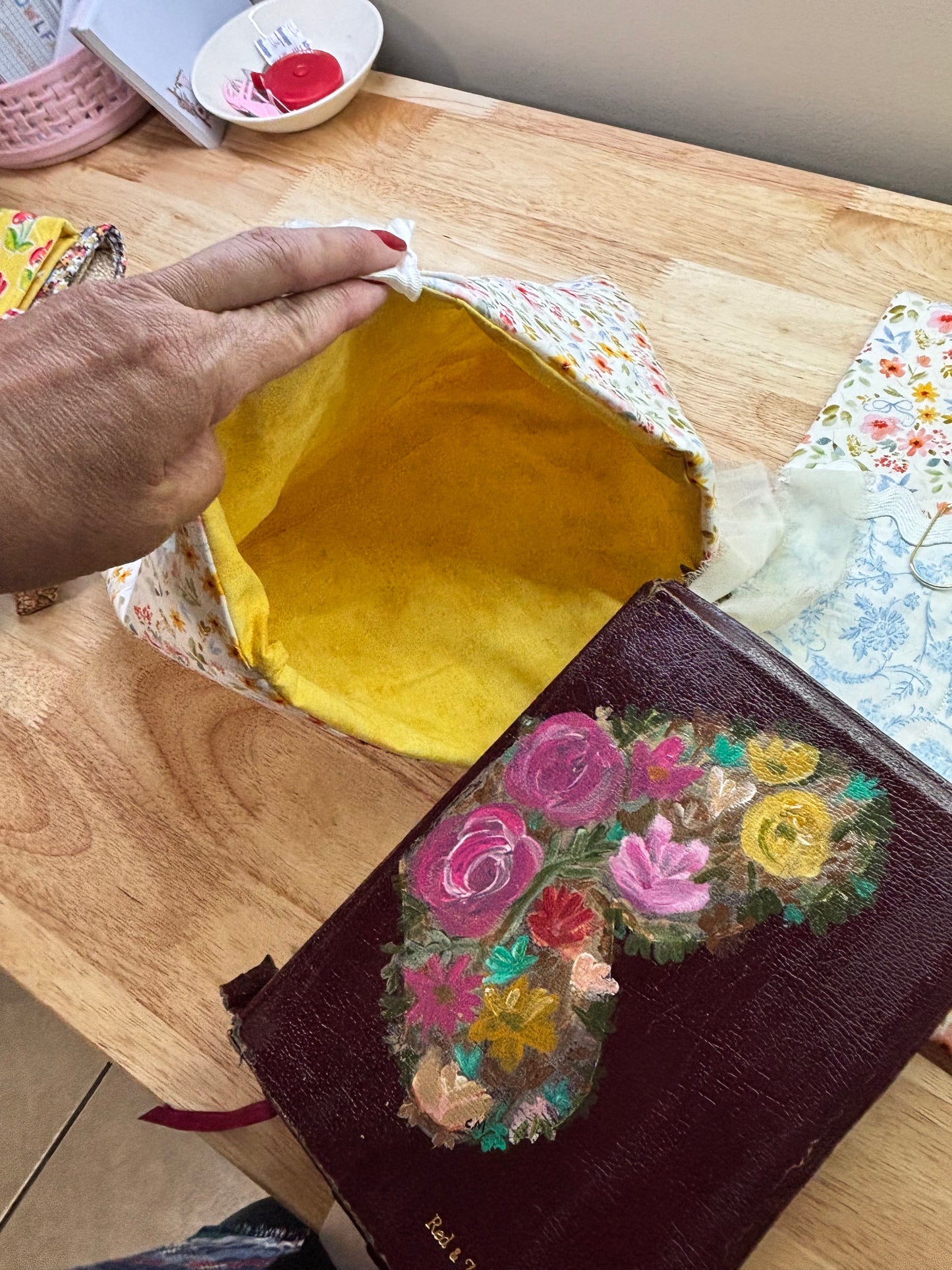Quilted Bible cover (Grace)