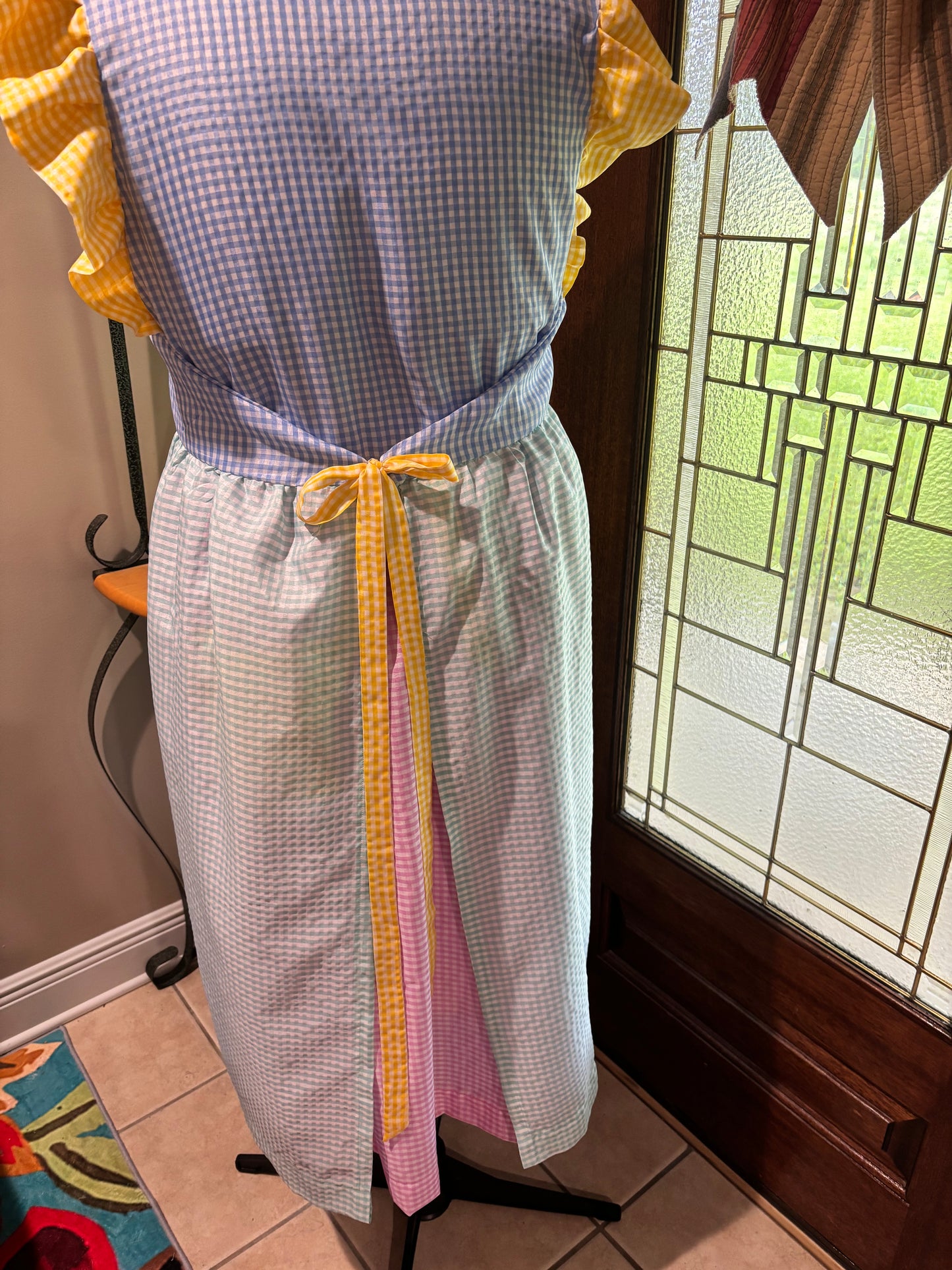 Gingham wrap