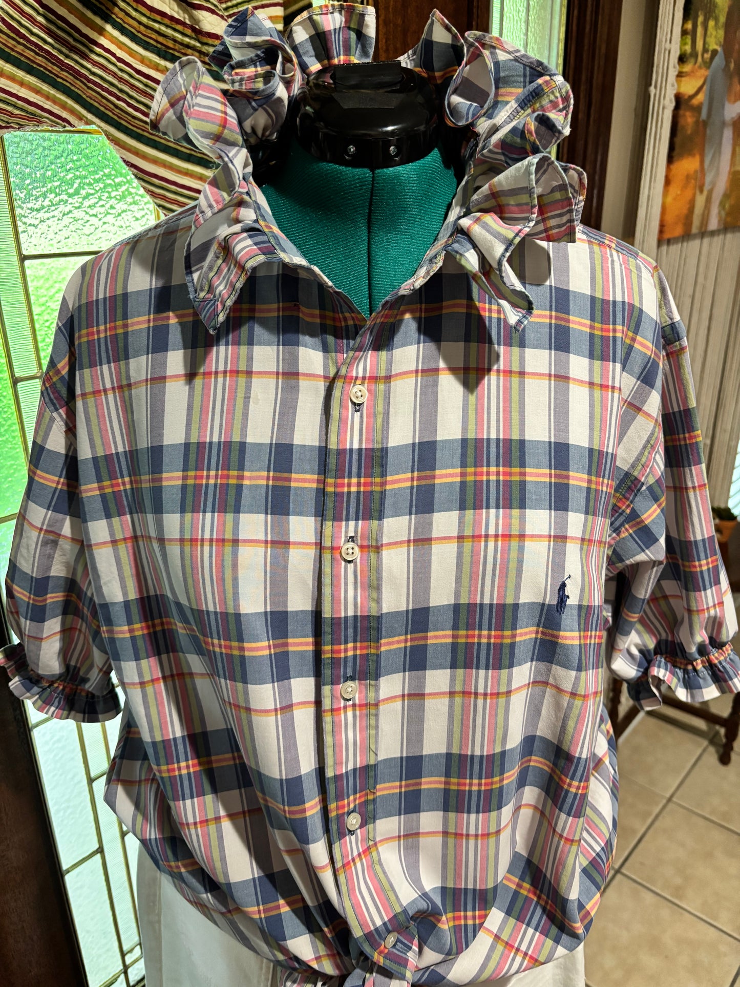 FLAW mark down Ruffled RL 2XLT