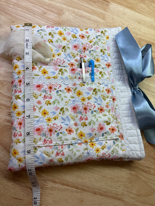 Quilted journal cover/tote