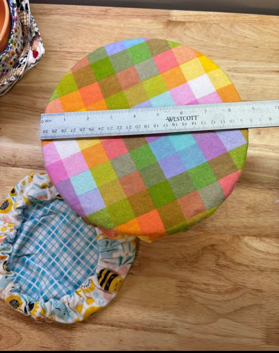 Large reversible bowl covers