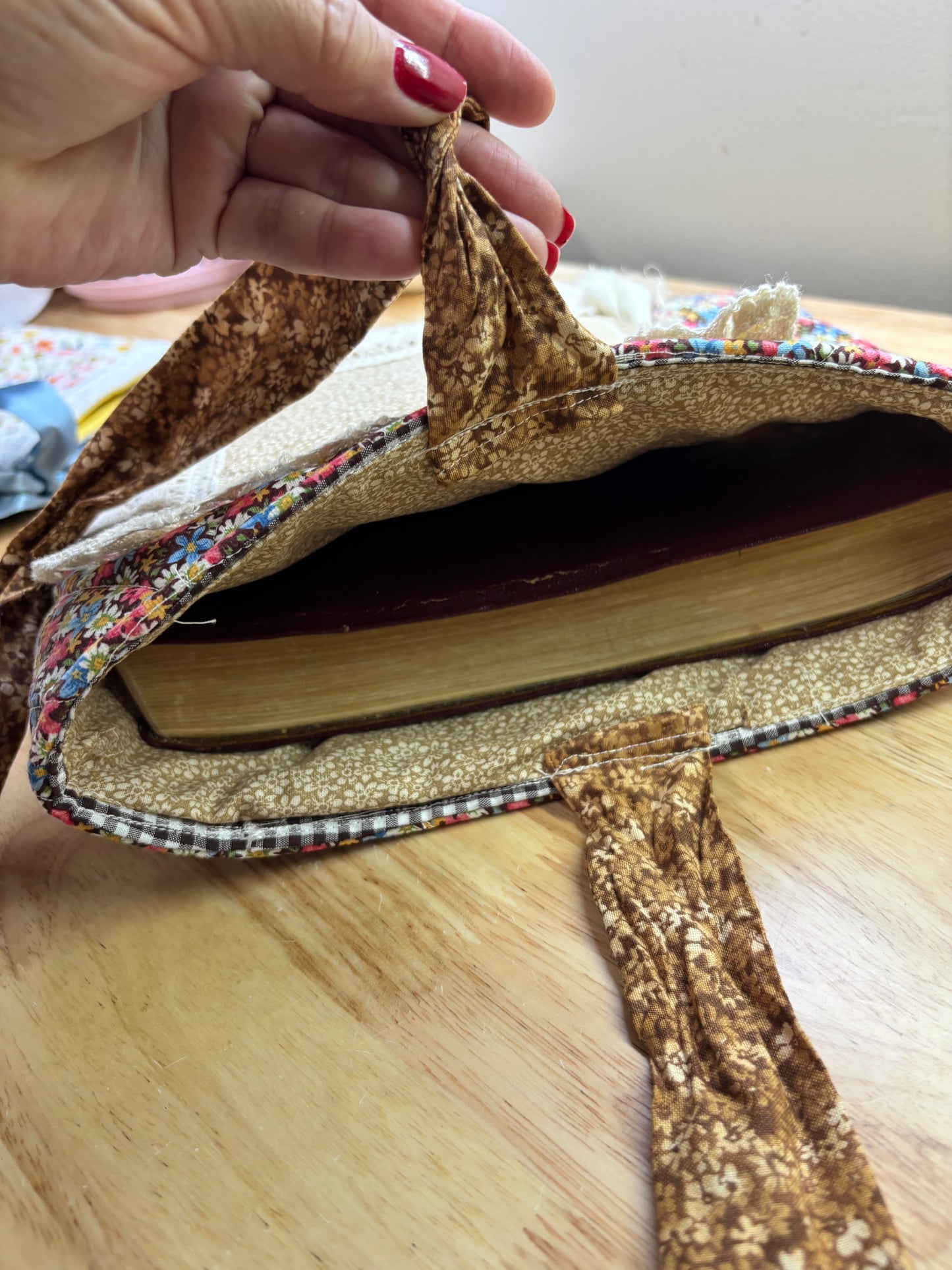 Quilted Bible cover Country Crock