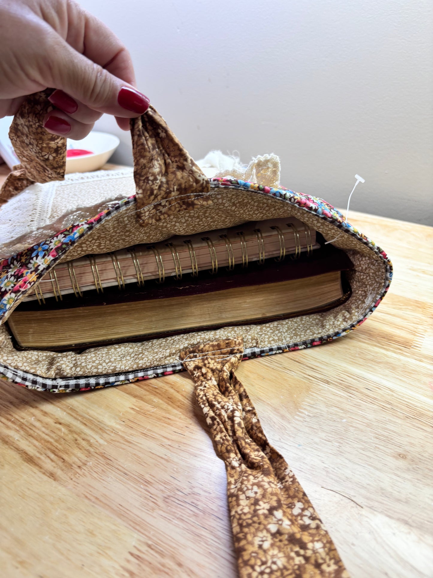 Quilted Bible cover Country Crock