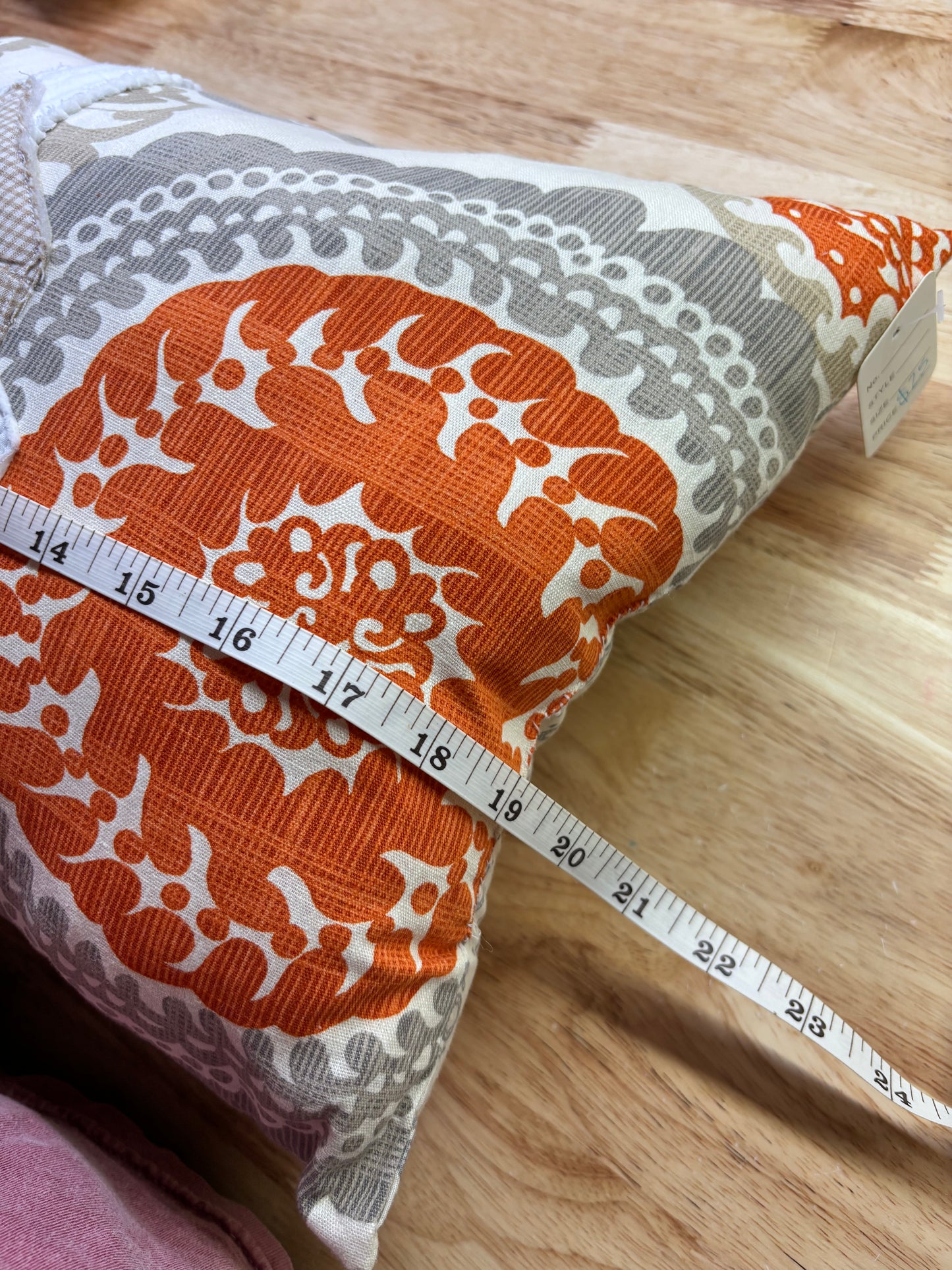 Quilted appliqué pillow