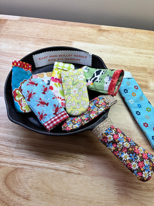 Quilted Skillet handles
