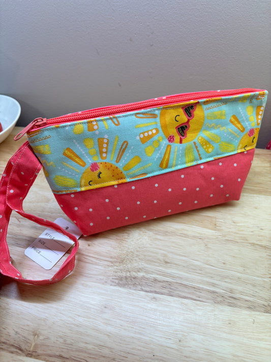 You are my sunshine wristlet tote