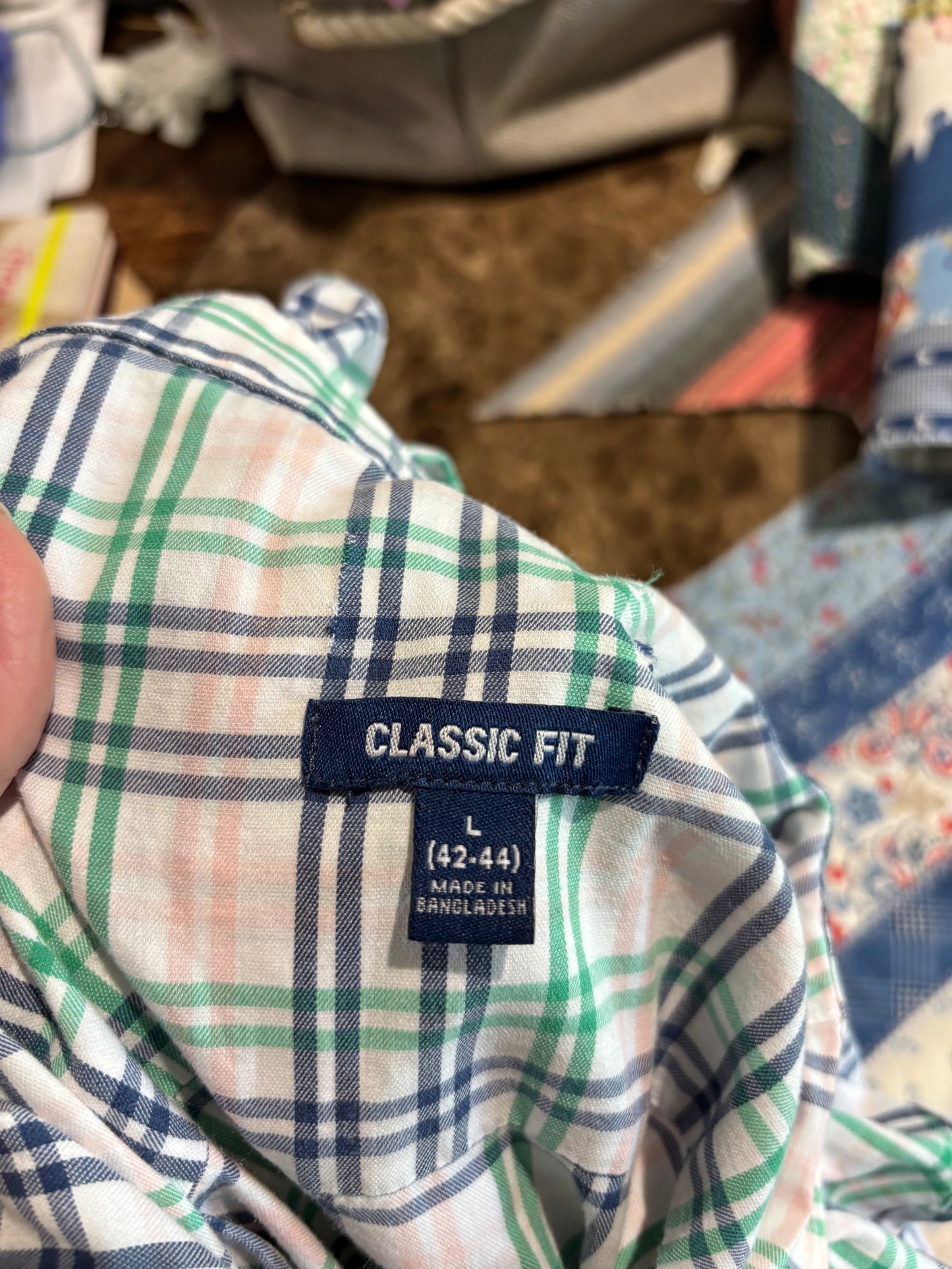 Ruffled oxford preppy combo Large