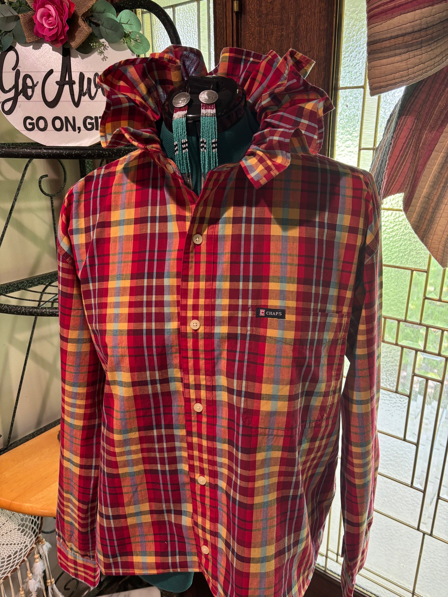 Chaps red plaid