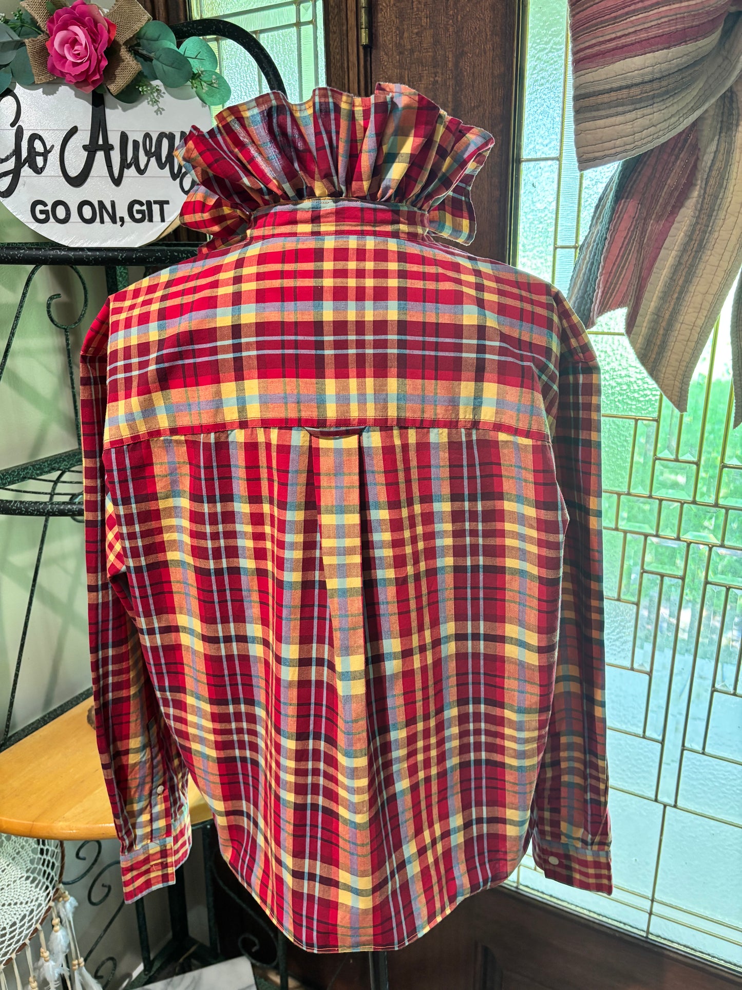 Chaps red plaid